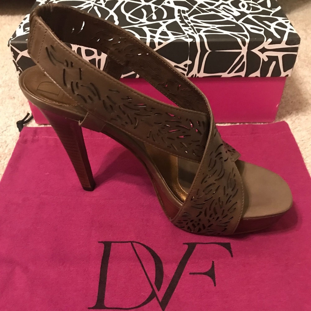 DIANEvonFURSTENBERG platform sandal heels